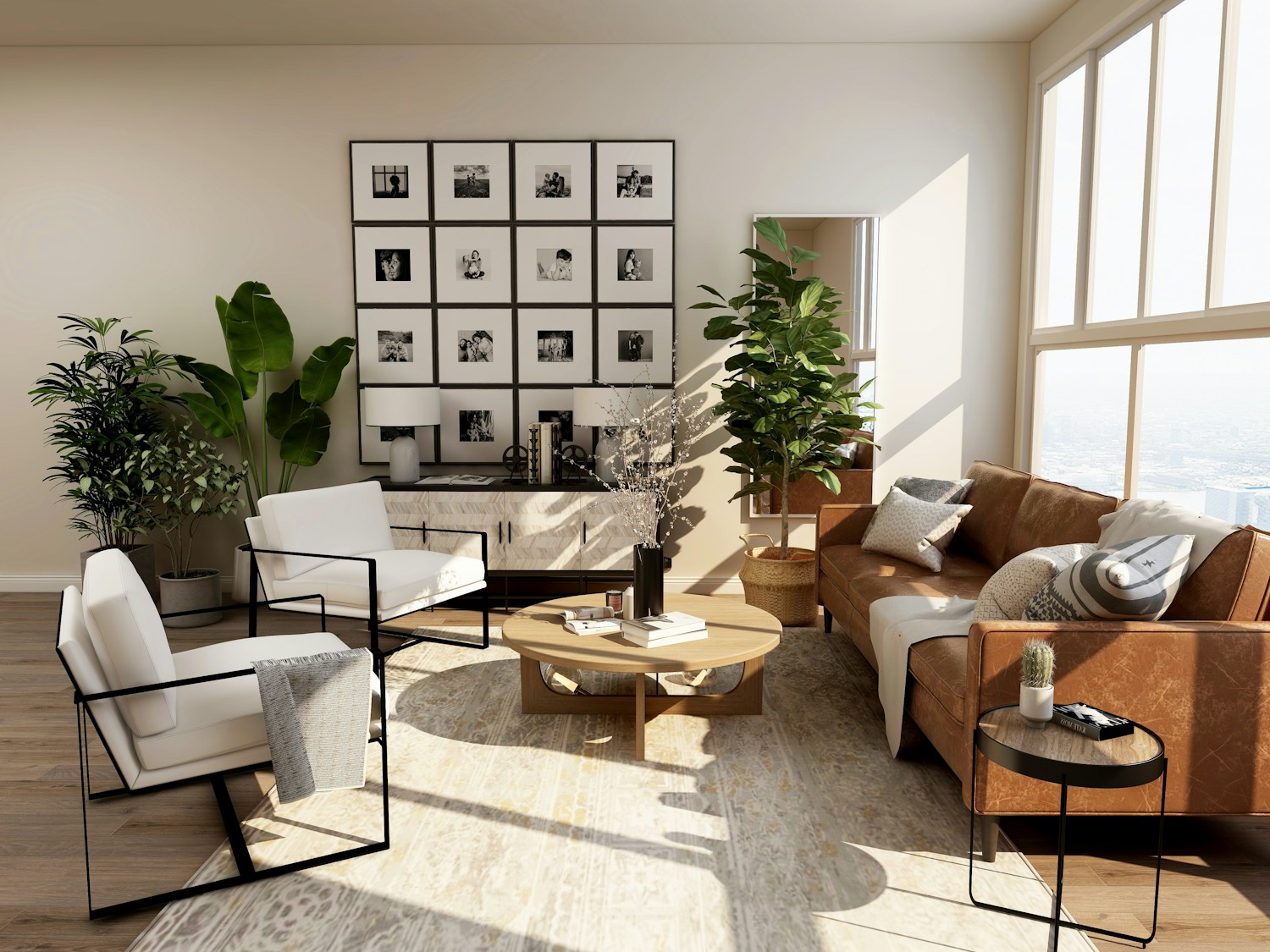 A warm and welcoming living room